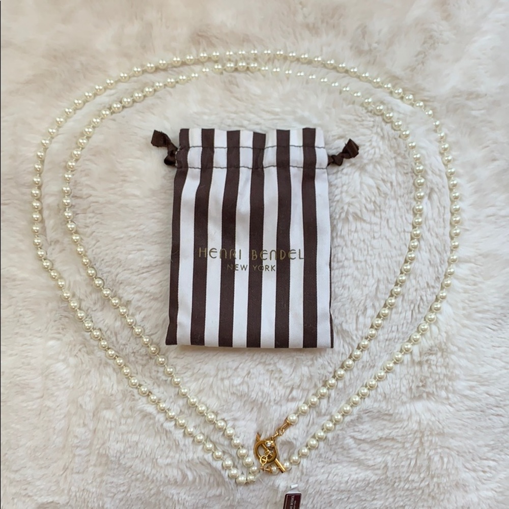 Henry Bendel 72 inch Beautiful Pearl Necklace.